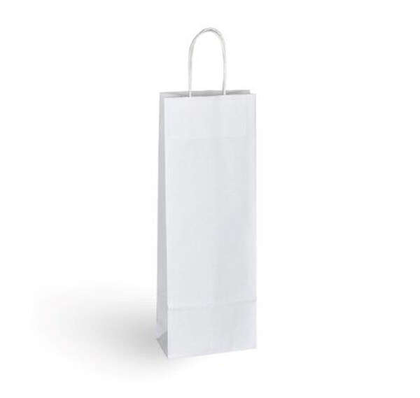 Immagine del prodotto Borsa kraft bianca 1 bottiglia 