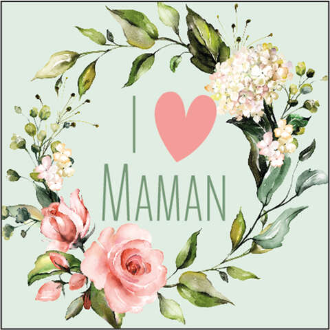 Etichetta "I love mamma" : Accessori per imballaggi