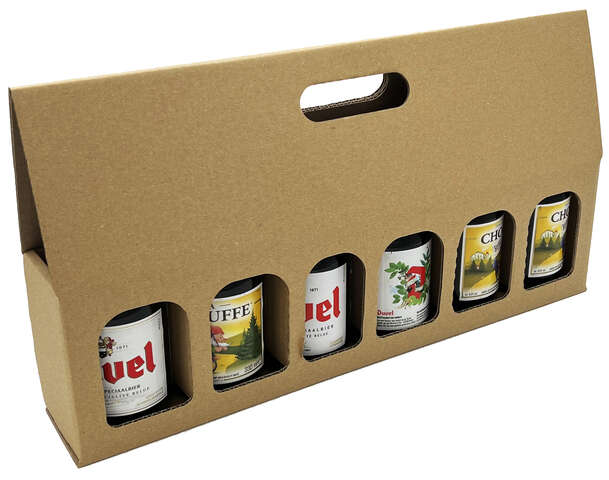 Scatola in cartone per 6 bottiglie di birra 33cl : Bottiglie e prodotti locali