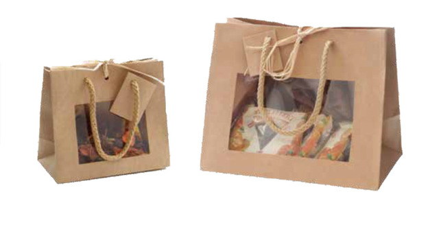 Mini borse con finestra per prodotti locali : Barattoli