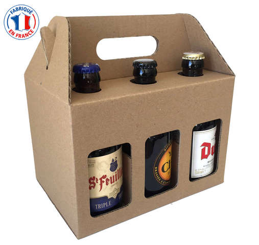 STEINIE - Scatola in cartone per 6 bottiglie di birra 33cl  : Bottiglie e prodotti locali